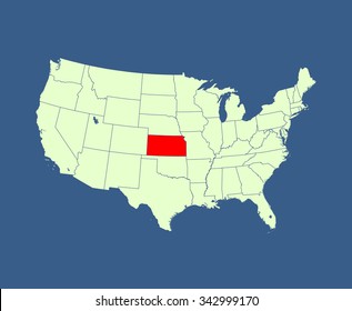 map of Kansas