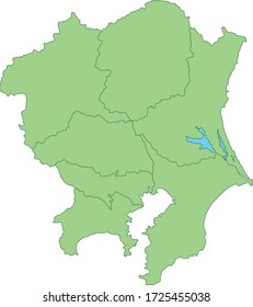 Map of kanto (color can be changed)