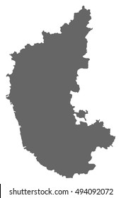 Map - Karnataka (India)