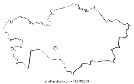 Map - Kazakhstan