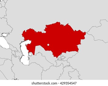 Map - Kazakhstan