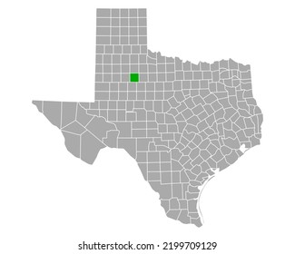 Map Of Kent In Texas On White