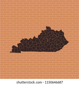 map of Kentucky