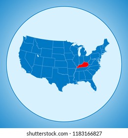 map of Kentucky
