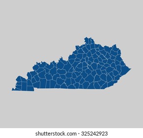 map of Kentucky