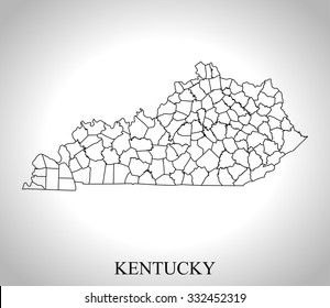 map of Kentucky