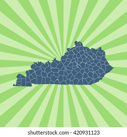 map of Kentucky