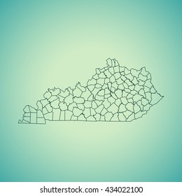 map of Kentucky