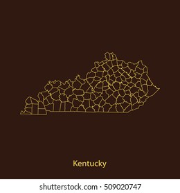 map of Kentucky