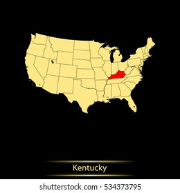 map of Kentucky
