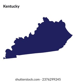 Map of Kentucky. Kentucky map. USA map