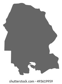 Map - Khuzestan (Iran)