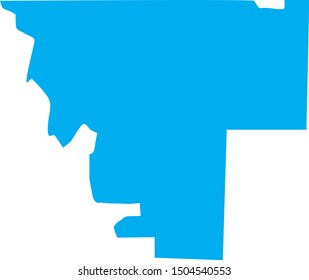 map of kiowa county in state of oklahoma