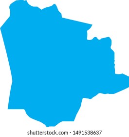 map of Knott county in the state of kentucky