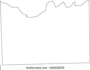 map of knox county in state of nebraska