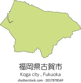 福岡県 地図 の画像 写真素材 ベクター画像 Shutterstock