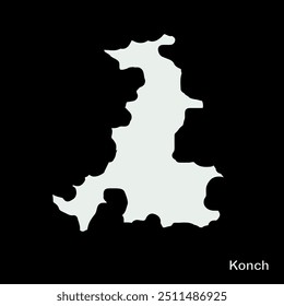 Mapa de Konch Block, Gaya District, Bihar State, República da Índia, Governo de Bihar, Território indiano, Índia Oriental, política, aldeia, turismo