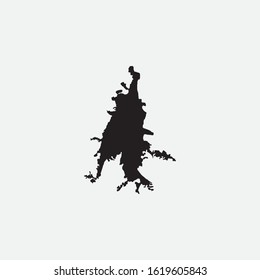 Map of Konya - Turkey graphic element Illustration template design
