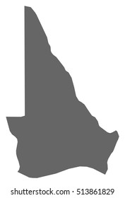 Map - Kouffo (Benin)