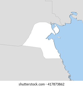 Map - Kuwait