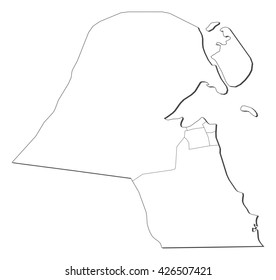 Map - Kuwait
