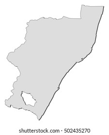 Map - KwaZulu-Natal (South Africa)