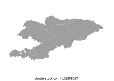 map of kyrgyzstan
