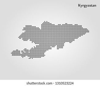 Map of Kyrgyzstan