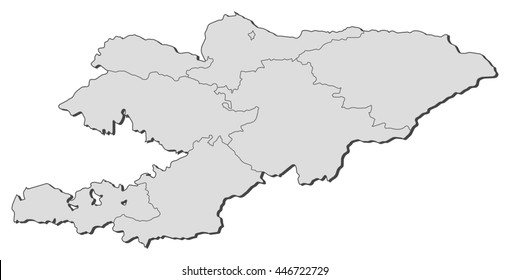 Map - Kyrgyzstan