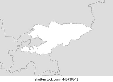 Map - Kyrgyzstan