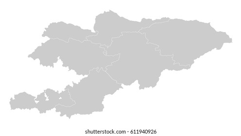 Map - Kyrgyzstan
