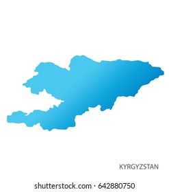 Map of Kyrgyzstan