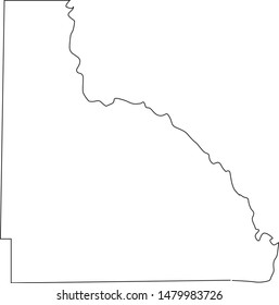 Map of Lafayette County in florida state