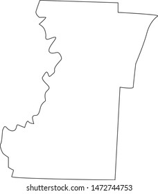 map of Lafayette in state of Arkansas