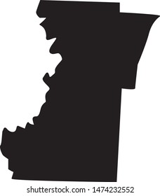 map of Lafayette in state of Arkansas