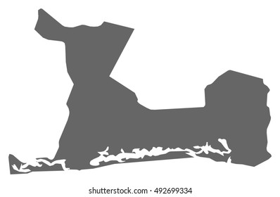 Map - Lagunes (Ivory Coast)