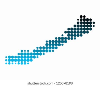 Map of Lake Balaton