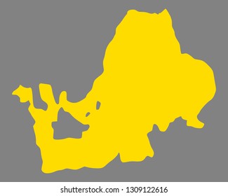 Map of Lake Chiemsee