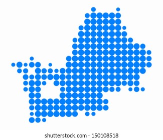 Map of Lake Chiemsee
