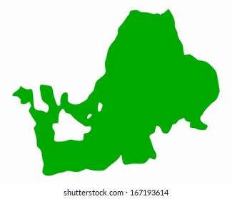 Map of Lake Chiemsee