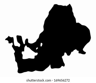 Map of Lake Chiemsee