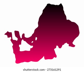 Map of Lake Chiemsee