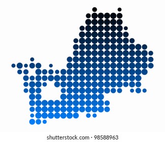 Map of Lake Chiemsee