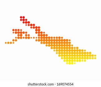 Map of Lake Constance