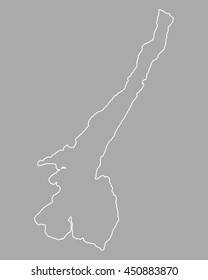 Map of Lake Garda svg