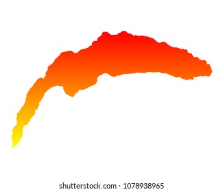 Map of Lake Geneva