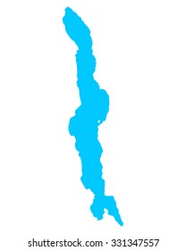 Map of Lake Malawi