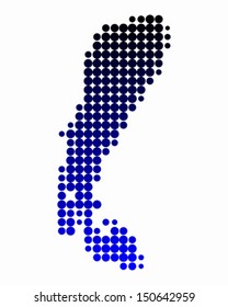 Map of Lake Neusiedl