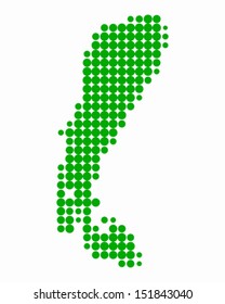 Map of Lake Neusiedl