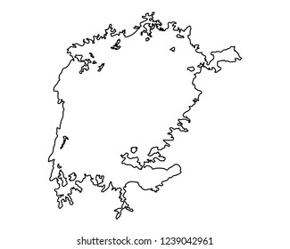 Map of Lake Victoria